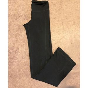 Black Workout Pants with Flare leg